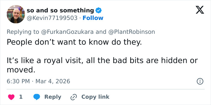 Screenshot of a tweet discussing hidden harsh realities of Dubai labor camps and public reluctance to acknowledge them.