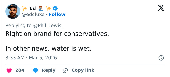 Man replying on social media about Turning Point USA college president as disturbing texts are exposed and he resigns.