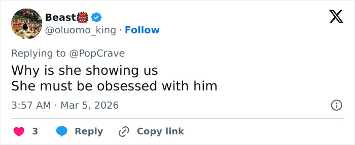 User comment on social media about David Harbour’s alleged partner being kicked out of Lily Allen producer’s party.