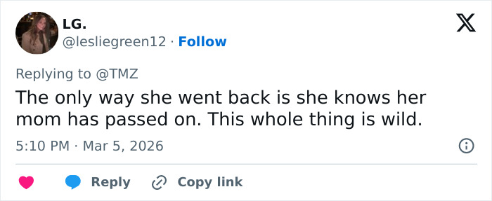 Social media comment discussing toxic drama amid Savannah Guthrie&rsquo;s emotional Today Show return.