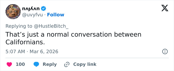 Screenshot of a tweet commenting on Ryan Gosling's leaked phone call with Mikey Day, sparking reactions on social media.