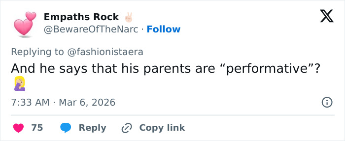 Tweet text criticizing Nicola Peltz&rsquo;s disturbing behavior called out in birthday post for Brooklyn Beckham.