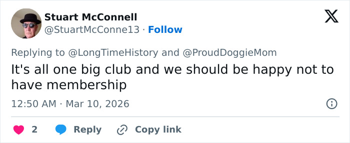 Screenshot of a tweet replying to LongTimeHistory and ProudDoggieMom, mentioning luxury real estate brothers in a human trafficking case.