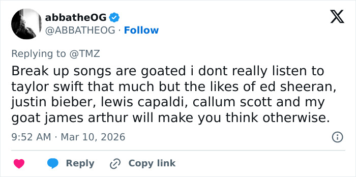 Tweet discussing Taylor Swift and other artists amid backlash, highlighting White Stripes vocalist Jack White&rsquo;s response.