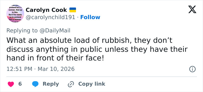 Tweet criticizing lip reader claims on Prince William's tense words to family during largest royal gathering since Andrew's arrest.