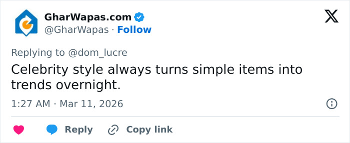 Screenshot of a social media post discussing Jaden Smith and Will Smith with comments on celebrity style trends.