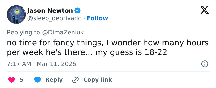 Tweet about hours spent at Elon Musk's house, sparking curiosity about odd details inside the property.