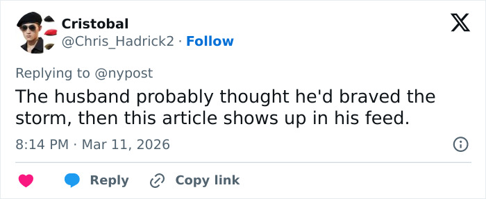 Screenshot of a tweet discussing an unexpected marriage update for teacher who went viral for mugshot smile after student scandal.