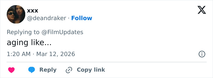 Social media post showing fan reactions sparking speculation about Ryan Gosling&rsquo;s premiere appearance and injector controversy.