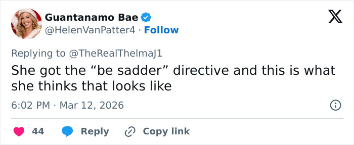 Screenshot of a tweet criticizing Erika Kirk&rsquo;s latest video, sparking massive backlash online.