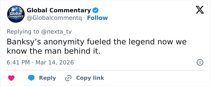 Guerrilla Artist Banksy's True Identity Finally Revealed By Bombshell Investigation Guerrilla Artist Banksy's True Identity Finally Revealed By Bombshell Investigation