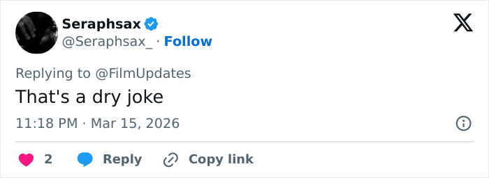 Tweet screenshot showing a user reacting to Conan O’Brien’s awkward b*m drum joke about Timothée Chalamet at Oscars 2026. Tweet screenshot showing a user reacting to Conan O’Brien’s awkward b*m drum joke about Timothée Chalamet at Oscars 2026.