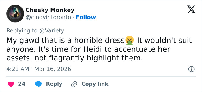 "Melania Trump Clone": Heidi Klum's Outfit At The Oscars After Party Triggers Explosive Reactions