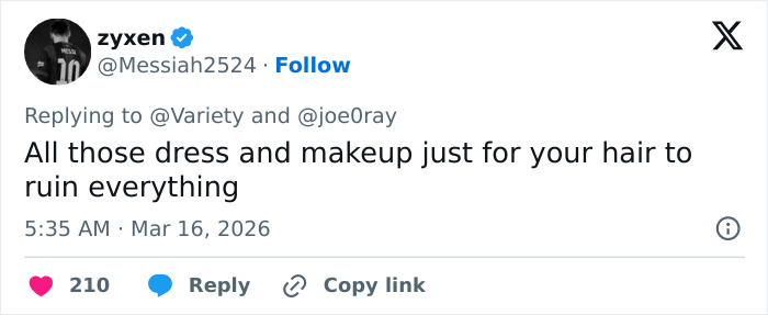 Fan reacts to Kim Kardashian’s Oscars party look, highlighting odd details suggesting she had more work done.