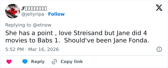 Jane Fonda tem opinião forte sobre o tributo a Barbra Streisand no Oscar de Robert Redford