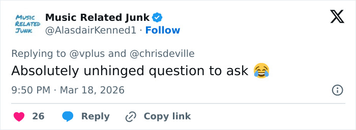 Screenshot of a tweet describing Craig Melvin’s awkward interview with Anya Taylor-Joy as absolutely unhinged.