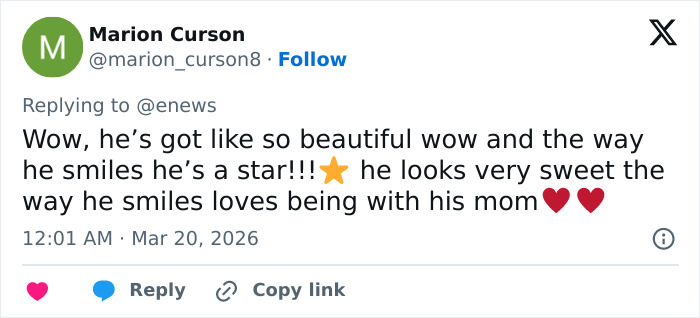 Netizens surprised by Heidi Klum's son’s look as they appear together smiling at a premiere event. Netizens surprised by Heidi Klum's son’s look as they appear together smiling at a premiere event.