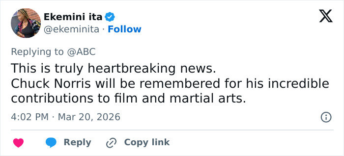 Chuck Norris&rsquo;s Heartbreaking Final Post Before His Passing At 86