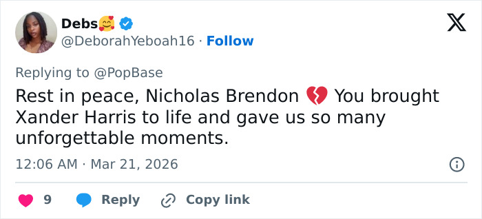 Novos detalhes sobre a passagem de 'Buffy the Vampire Slayer' Alum Nicholas Brendon revelados Novos detalhes sobre a passagem de 'Buffy the Vampire Slayer' Alum Nicholas Brendon revelados