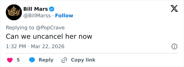 Tweet from Bill Mars commenting on Chappell Roan speaking out after backlash involving Jude Law's daughter. Tweet from Bill Mars commenting on Chappell Roan speaking out after backlash involving Jude Law's daughter.
