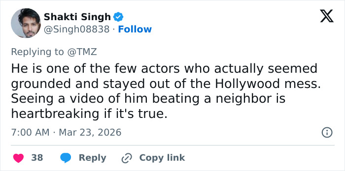 Neighbor In Fight With 'Reacher' Star Alan Ritchson Breaks Silence As Sources Dispute His Story