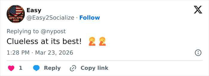 Screenshot of a social media reply criticizing an inappropriate Disney World outfit that sparked complaints about an influencer.