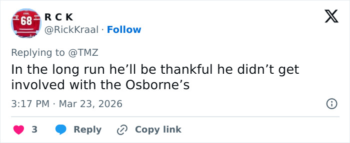 Tweet about Kelly Osbourne and fiancé Sid Wilson reportedly splitting following her dramatic transformation.