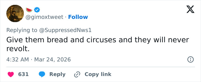 Social media post highlighting spring breakers answering news questions in vapid and humorous ways.