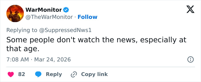 Screenshot of a tweet discussing how spring breakers answer news questions in vapid ways during a viral video.