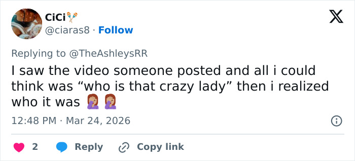 Tweet discussing a heated confrontation involving Michelle Duggar after bailing her daughter-in-law out of jail.