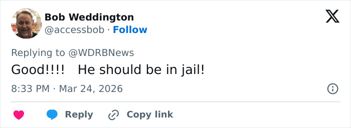 Mandado de prisão emitido para ex-governador de Kentucky