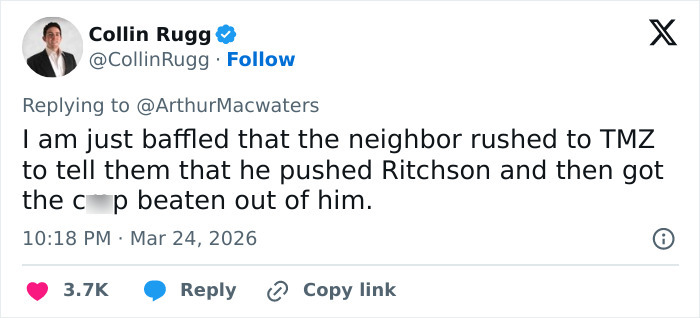 Nova reviravolta no caso de Alan Ritchson enquanto a polícia toma decisão sobre as acusações da estrela de ‘Reacher’