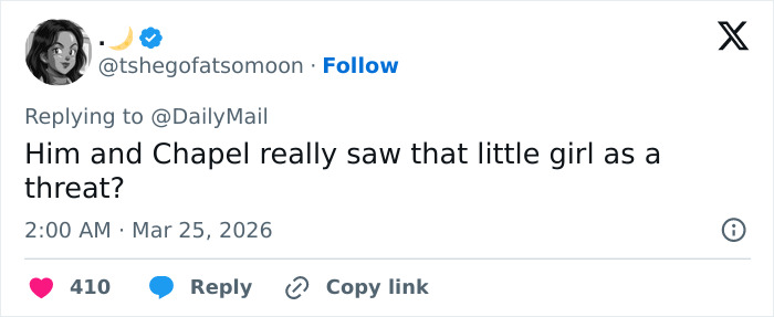 Screenshot of a tweet about fans furious with Chappell Roan over security guard berating Jude Law's daughter. Screenshot of a tweet about fans furious with Chappell Roan over security guard berating Jude Law's daughter.