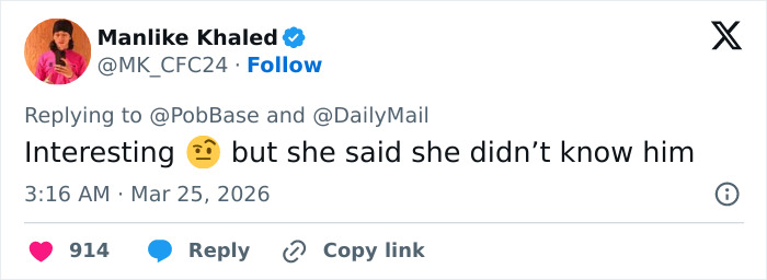 Screenshot of a tweet by Manlike Khaled reacting to the identity of the security guard who berated Jude Law's daughter. Screenshot of a tweet by Manlike Khaled reacting to the identity of the security guard who berated Jude Law's daughter.