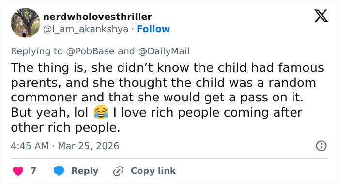 Tweet reacting to fans furious with Chappell Roan after identity of security guard who berated Jude Law's daughter revealed. Tweet reacting to fans furious with Chappell Roan after identity of security guard who berated Jude Law's daughter revealed.