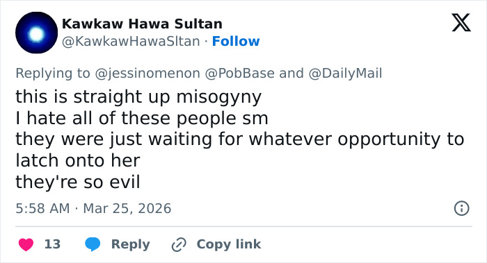 Tweet criticizing misogyny in relation to fans furious with Chappell Roan after security guard identity revealed. Tweet criticizing misogyny in relation to fans furious with Chappell Roan after security guard identity revealed.