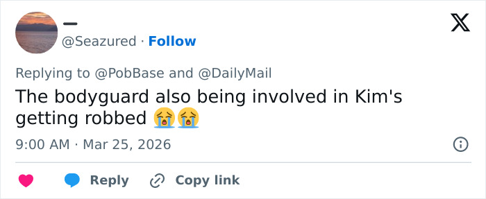 Screenshot of a tweet mentioning the security guard involved in the incident with Jude Law's daughter. Screenshot of a tweet mentioning the security guard involved in the incident with Jude Law's daughter.