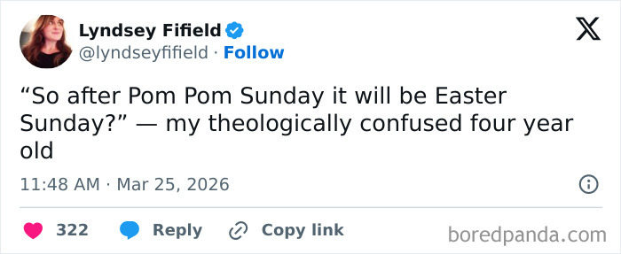 Tweet by parent sharing a funny and honest struggle of parenting about holiday confusion with their four-year-old child.