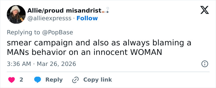 Screenshot of a tweet discussing the security guard at the center of Chappell Roan's debacle with Jude Law's daughter.