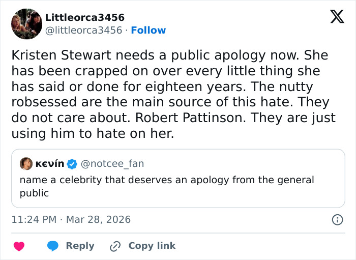 Robert Pattinson desperta buzz após relacionamento “Bandeira vermelha” comentário dos fãs link para Kristen Stewart