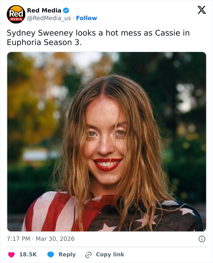 "Onde estão os grandes genes?" Look de Sydney Sweeney na nova temporada de euforia brutalmente torrado "Onde estão os grandes genes?" Look de Sydney Sweeney na nova temporada de euforia brutalmente torrado
