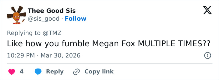 "Ela realmente terminou": MGK sob fogo após Megan Fox bloqueá-lo após seus comentários sedentos