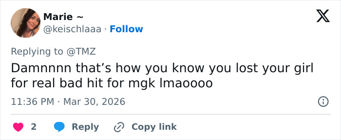 "Ela realmente terminou": MGK sob fogo após Megan Fox bloqueá-lo após seus comentários sedentos