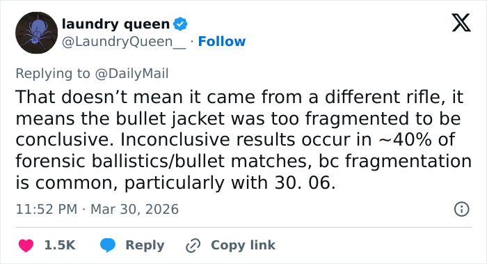 Major Bombshell In Charlie Kirk Assassination Case As New Court Filing Claims Bullet Mismatch