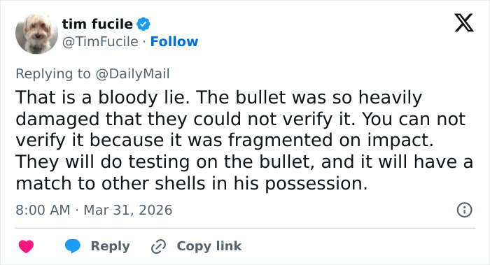 Major Bombshell In Charlie Kirk Assassination Case As New Court Filing Claims Bullet Mismatch