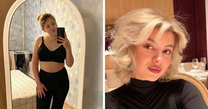 Before and after photos showing a woman’s unbelievable transformation and life change over a three-year period.