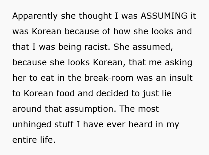 Lady Reports Coworker For Complaining About "Cultural" Food, Says Her &ldquo;Nausea&rdquo; Is &ldquo;Repressed Racism&rdquo;