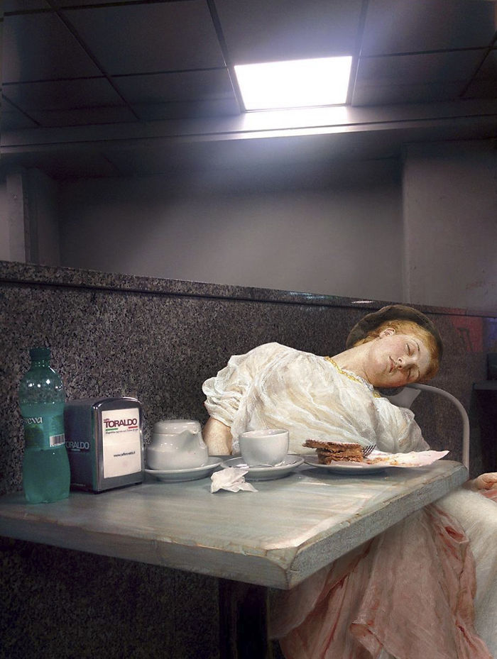 Artist Places People From Classical Paintings Into Modern Reality And They Fit Just Right