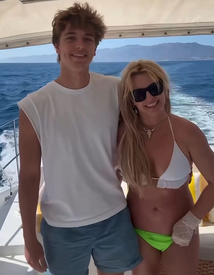 Britney Spears' Clip From Yacht Day With Sons Sparks Conspiracy Theories After Fans Notice Odd Details