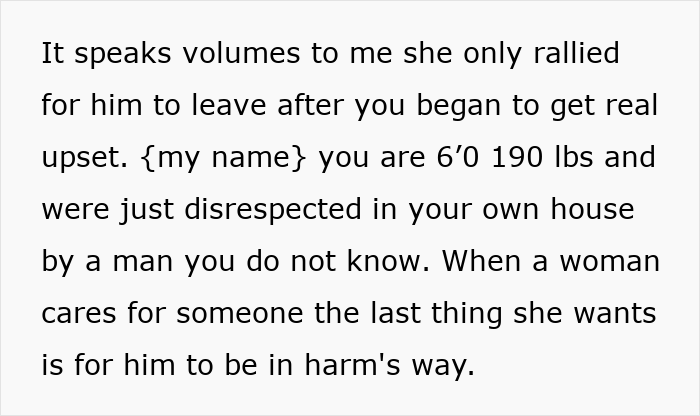 Text message conversation about being disrespected at home and concern for the safety of a boyfriend after meeting an ex.